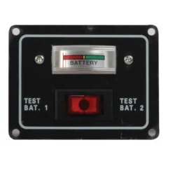 Panel Batteritest till 2 st Batterier 12/24V