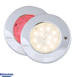 Pinto SMD LED Rött/Vitt Ljus med Brytare, Vit