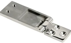 PIRAMID gångjärn, spegelpolerat AISI316, 95x40 mm