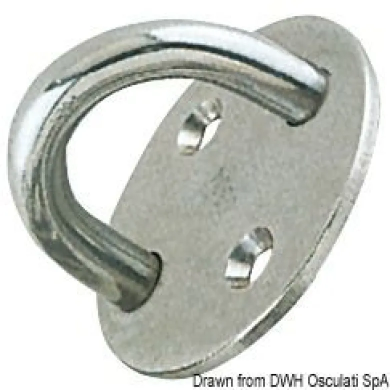 Platta med U-bult 8 mm