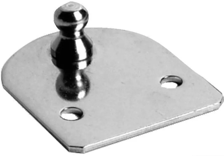 Platt fästplatta Ø 10mm-kula