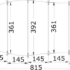 Presenning universell 700/780 x 270 cm grå 300D