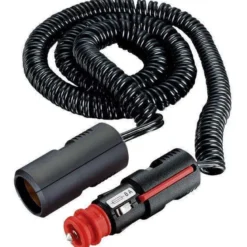 ProCar Universalkontakt 8A med Cigarettuttag och Spiralkabel