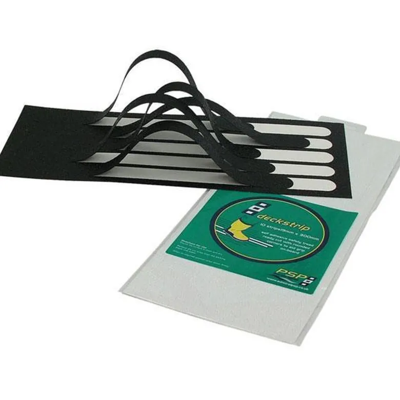 PSP Deckstrip, Halkskyddstejp, Remsor 19 mm x 300 mm, Svart,