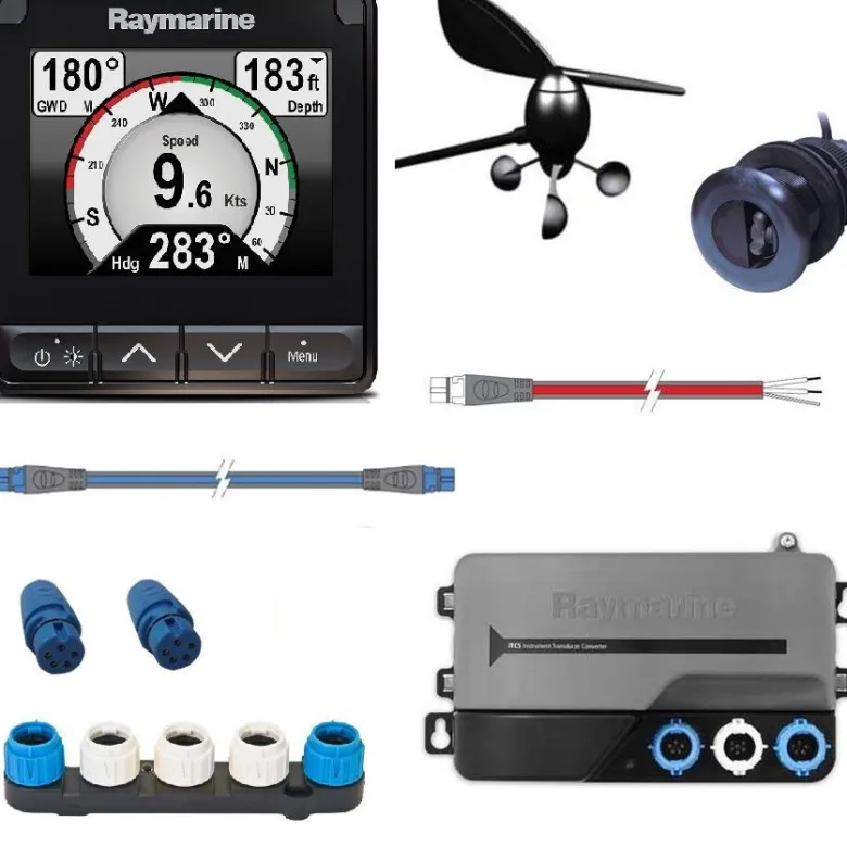 Raymarine i70s Startpaket, vind och trippgivare