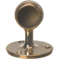 Räckhållare Ändstycke för Grabbräcke ø36 mm Polerad Mässing