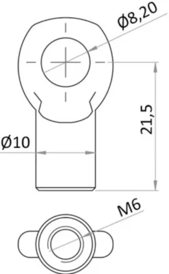Reservhuvud SS för 38.009.xx / 38.010.xx