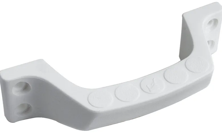 Roca Handtag/Fotsteg, Vit, 164x42mm