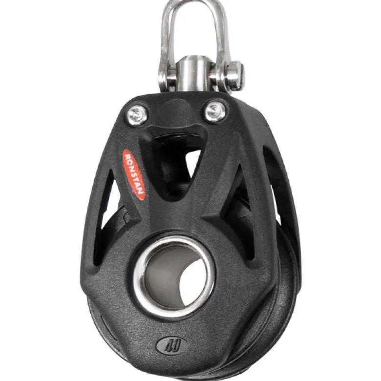 Ronstan Enkelblock med svirvel serie 40, 10 mm