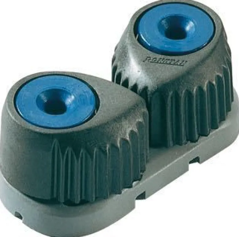 Ronstan Medelstor cleat, blå för 3-12 mm lina