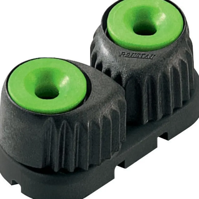 Ronstan Medelstor cleat, grön för 3-12 mm lina
