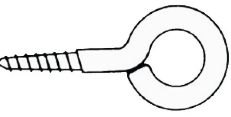 Rostfria ögleskruvar 28 x 3 mm, blisterförpackning 10 st.