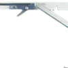 Rostfritt fällbart armpar för bord 303x165 mm