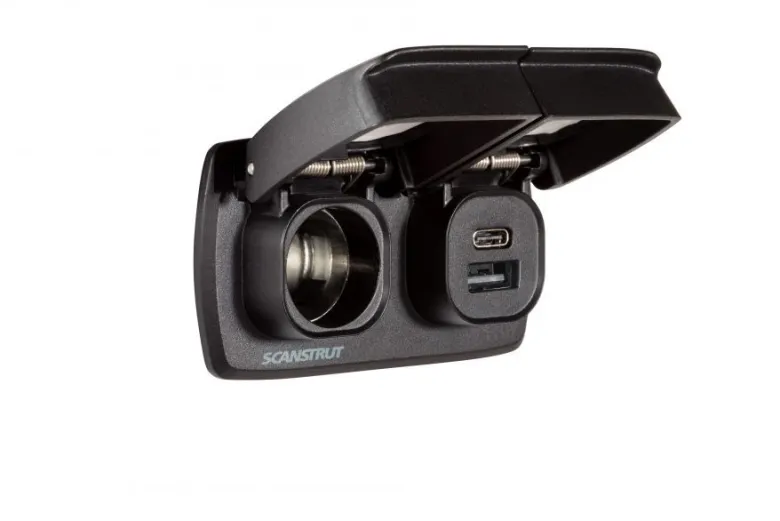 Scanstrut Flip Pro Duo USB-A / USB-C & 12V-uttag