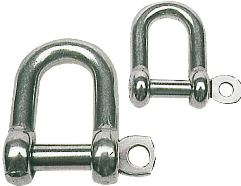 Schackel i rostfritt stål AISI 316 14 mm