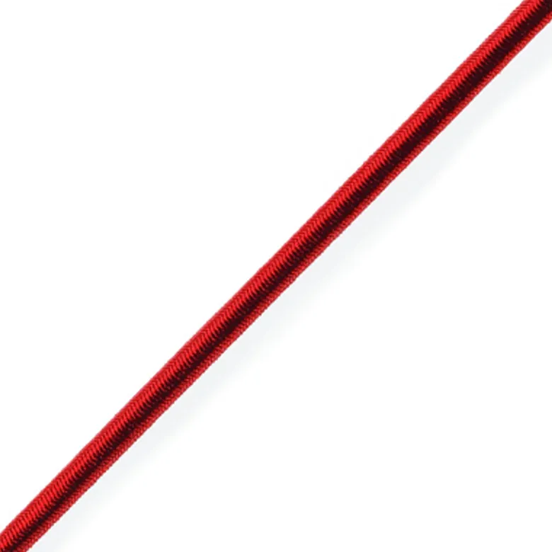 Shockcord Elastiskt Rep Ø5 mm Metervara Röd