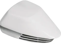 Signalhorn med membran vit + förkromad ABS 12 V