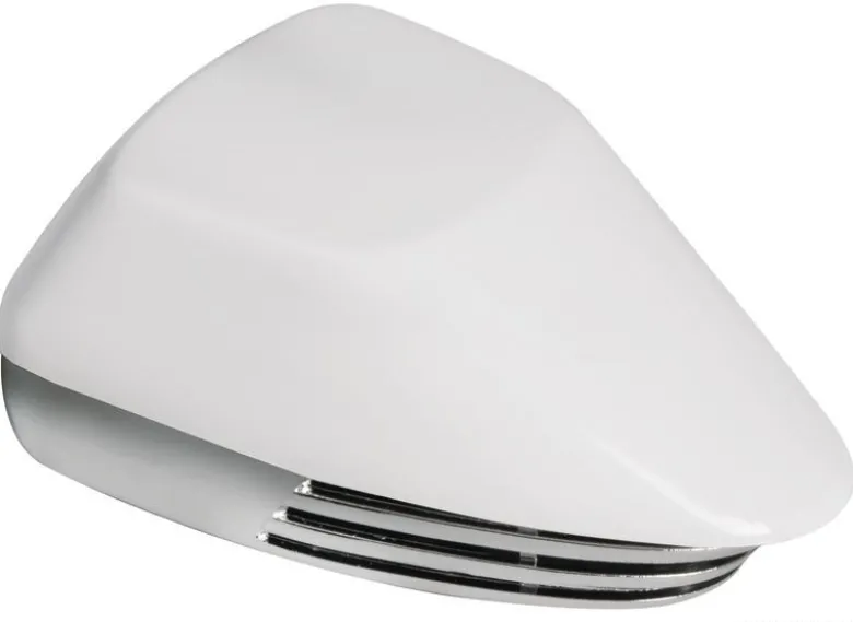 Signalhorn med membran vit + förkromad ABS 12 V