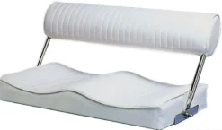 2-sitsigt säte med fällbart ryggstöd 80x40 cm