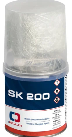 SK 200 minikit för glasfiberreparation 200 g