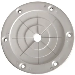 Skottmonterad spöhållare 100mm vit