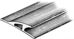 Slitlist 3x90x23 svart