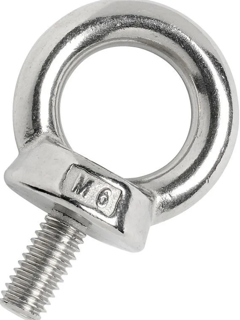 Smidd öglebult med utvändig gänga AISI316 12 mm