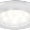 SOLE infälld LED-taklampa, vit, med strömbrytare