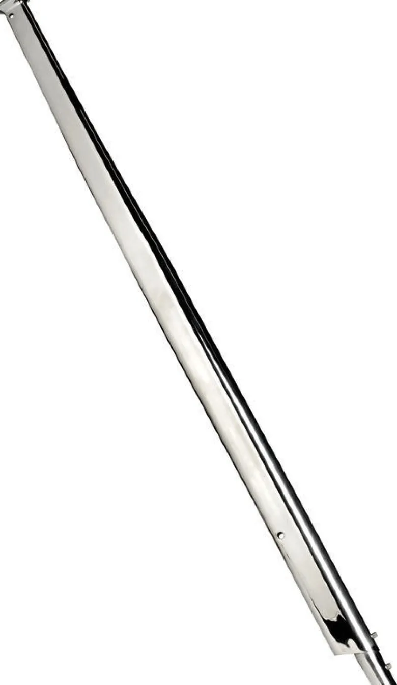 Spegelpolerad flaggstång i AISI316, vingprofil, 750 mm