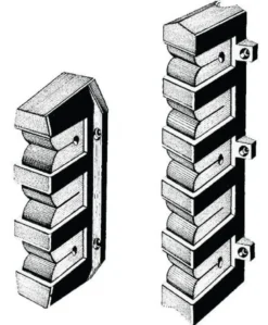 Spöhållare för 3 spön 198x62 mm