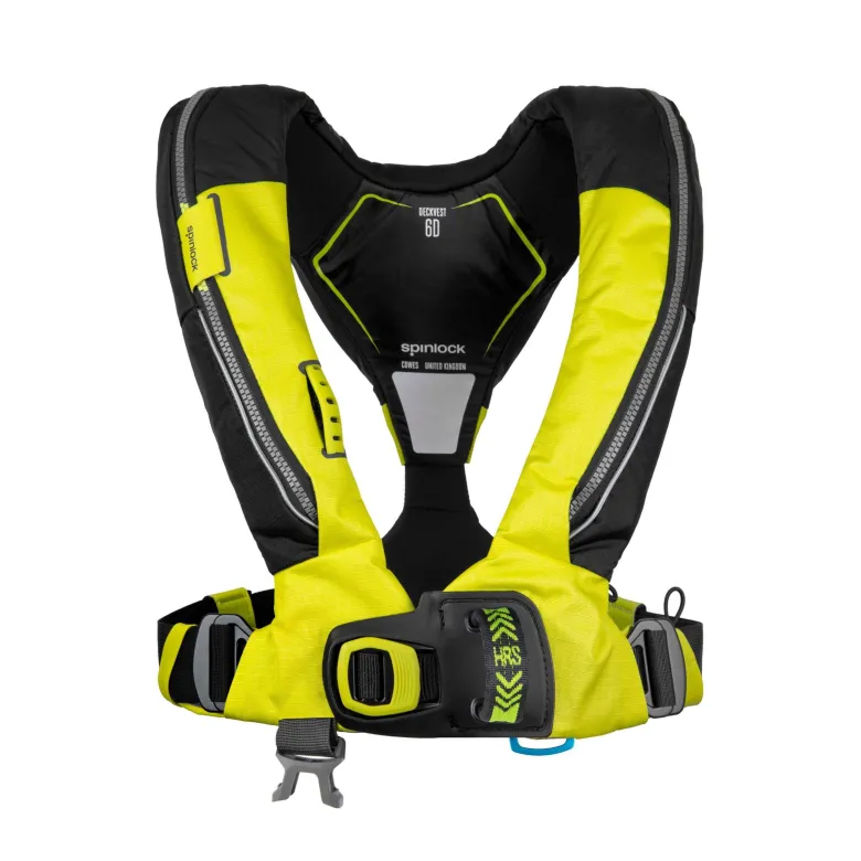 Spinlock Deckvest 6D Offshore Uppblåsbar Flytväst Gul