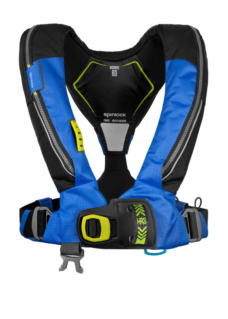 Spinlock Deckvest 6D Offshore Uppblåsbar Flytväst Blå