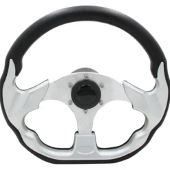 Sportratt svart med aluminium, ø 318x303 mm, med 3/4" std. nav svart