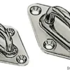 SS bygelring med platta 50x80 mm