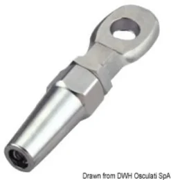 SS ögleterminal Ø 4 mm