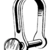 SS kort stripschackel 5 mm