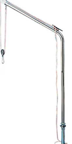 SS svängbart dävertrör 40 mm 125 kg per par