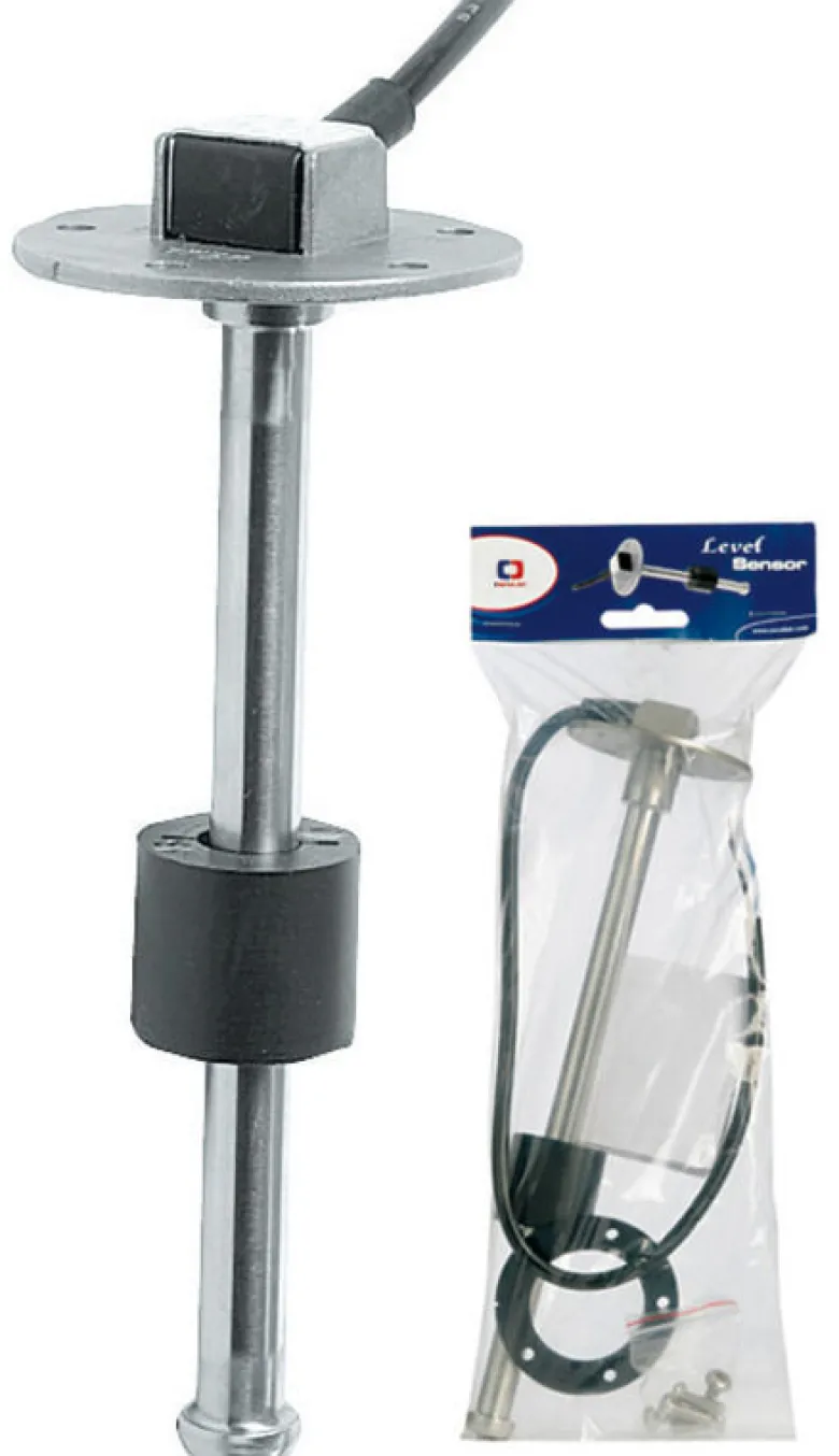SS 316 vertikal nivåsensor 0-190 ohm 35 cm