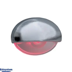 Steplight LED Rött Ljus Stepligh IP66, Krom