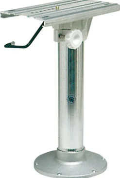 Stolpedestal med vridbar glidskena, polerad bas 45 cm
