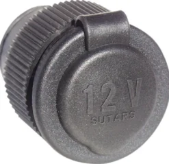 Sutars Eluttag Infällt Svart 12V