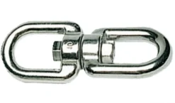 Svirvel, dubbelt öga AISI 316 5 mm