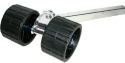 Svängbar rulle 2-rullars rak 40 mm