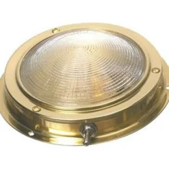 Taklampa mässing 12V. Ø110 mm