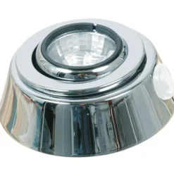 Taklampa 12V10 W Ø100 mm krom