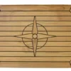 Teak Bordsskiva 50 x 75 cm Fyrkant