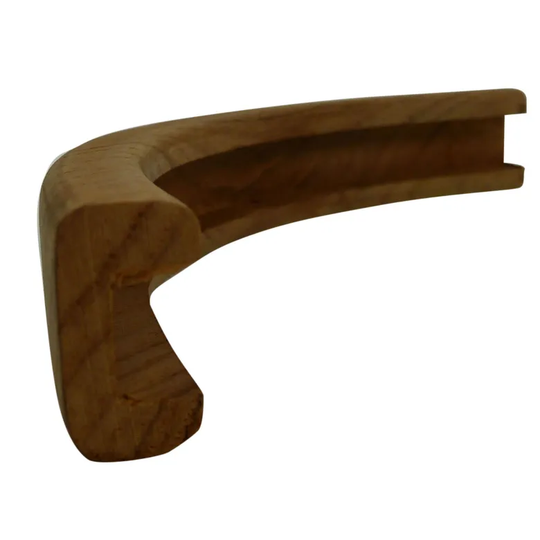 Teak Hörn, U-list, 100/90°