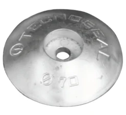 Tecnoseal Rund Zinkanod Ø70 x 13 mm
