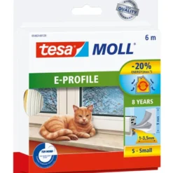 Tesa Tätningslist E-profil Vit