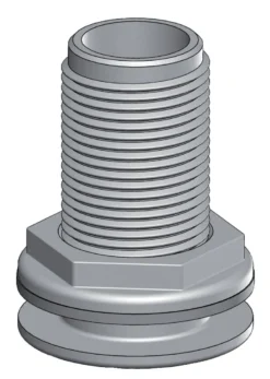 Trudesign Bordgenomföring Komposit Vit, 1"